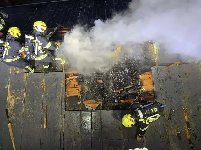 Einsatz Kaminbrand in Weiden am See | Foto: Freiwillige Feuerwehr Weiden am See