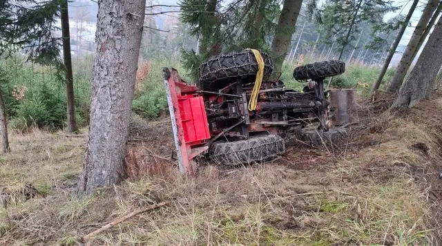 Zu einem schweren Forstunfall kam es vor kurzem am Heuberg. | Foto: Bergrettung Steiermark