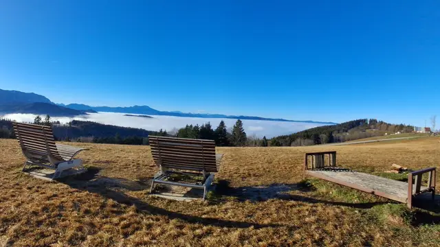 ...die uns leider in den Niederungen schon lange im Stich lässt. Das Bett wäre auch noch frei...☺️
Heute am Gahberg mit dem Handy fotografiert.