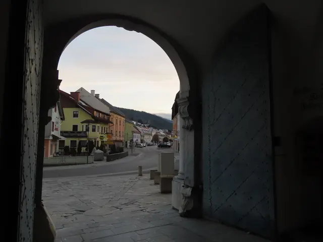 Ich verließ das Kloster kurz für eine Kaffeepause.