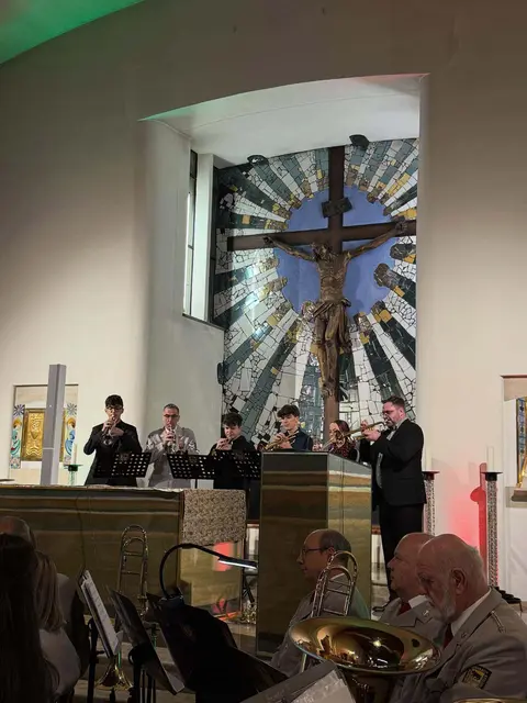 Das Trompetenensemble der Musikschule Bärnbach trat als Gast auf. | Foto: Wabitsch