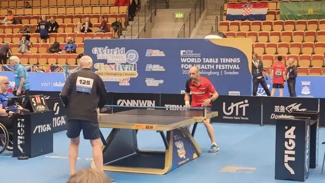 Einzel Spiel Christian - Christian Sommerhuber im Einzel-Herren-Bewerb bei einem seiner Matches. | Foto: PTTA