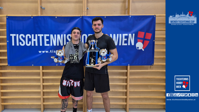 Titelentscheidung im Wiener Tischtennis Cup nach Punktegleichstand, Fairplay danach | Foto: Tischtennis Hobby Wien