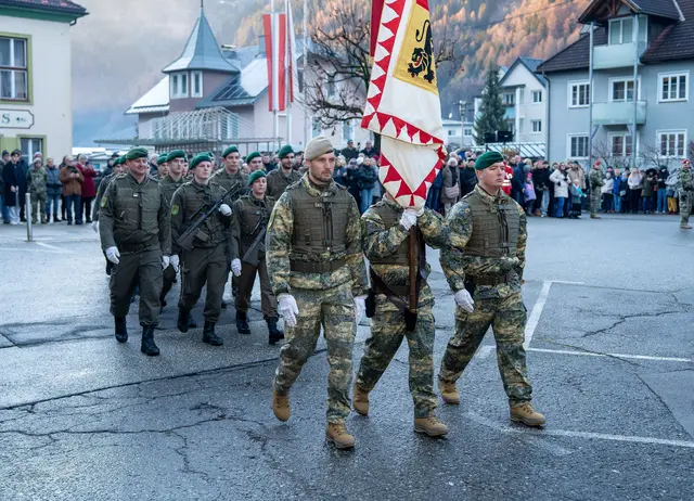 Feierliche Angelobung der Rekruten in Radenthein | Foto: LPD Kärnten/Steinacher