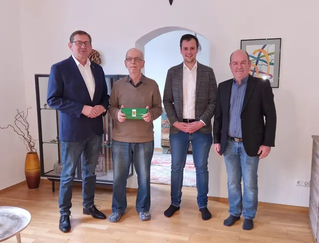 Vladimir Saltanov beging den 85. Geburtstag. | Foto: Gemeinde Weiden bei Rechnitz