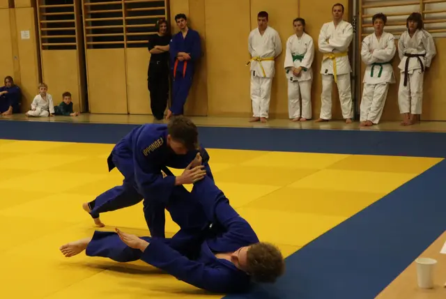 Constantin Groß bei seinen Übungen zum Braun-Gurt | Foto: Gerhard Langmann