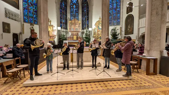 Hornensemble, Ltg. Daniela Obmann und Thomas Pechgraber  | Foto: Musik- und Kunstschule Waidhofen/Ybbstal