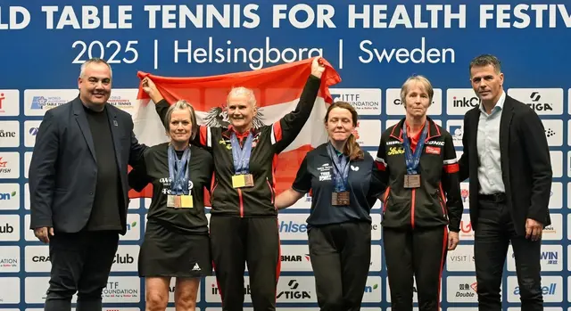 Gold Einzel Kl. 2 Agnes Jan - unsere Doppel-Weltmeisterin Agnes Jan aus Kärnten, am 3. Platz Verena Höllrigl von Parkinson Tischtennis Tirol. | Foto: PTTA