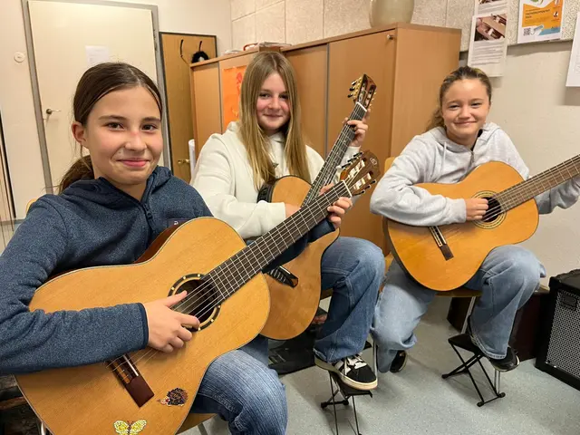 Diesmal liegt der Schwerpunkt von "Con brio" auf Ensembles, hier ein Gitarrentrio der Musikschule Köflach. | Foto: MS Köflach