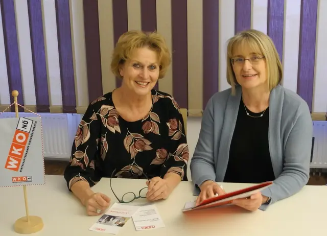 Obfrau Margarete Jarmer und Bezirksstellenleiterin Sabina Müller.  | Foto: WK Horn