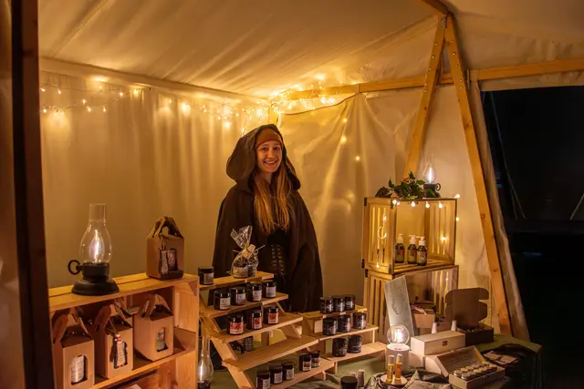 Bei der "Wald-Kräuterfee" Jennifer Ernst konnte natürliche Körperpflege erstanden werden. | Foto: MeinBezirk/Freya Essler