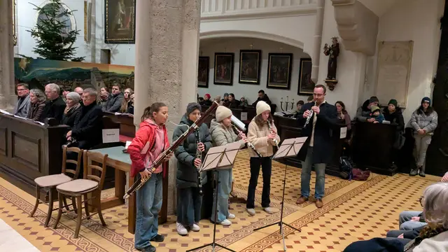 Doppelrohrensemble, Ltg. Lorenz Maderthaner | Foto: Musik- und Kunstschule Waidhofen/Ybbstal