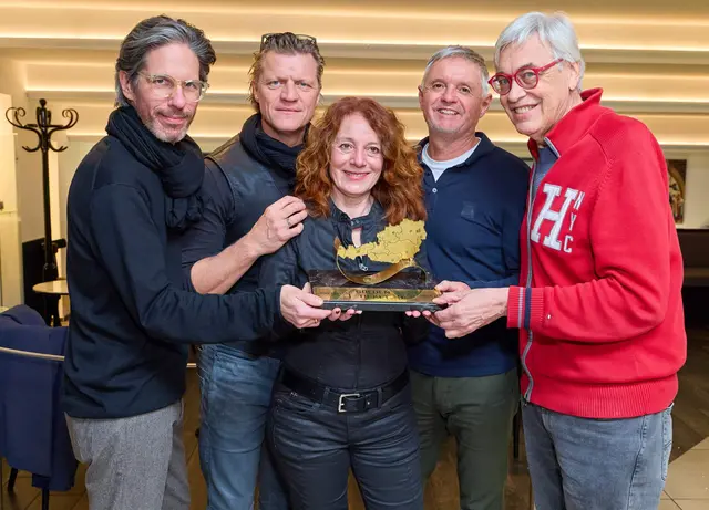 v. l.: Produzent Florian Gebhardt, Gery Seidl, Claudia Jüptner-Jonstorff, Christian Dörfler, Michael Stejskal. | Foto: Starpix / A. Tuma