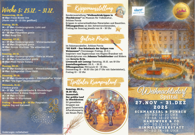 Anbei Teil 1 des Programms | Foto: Privat