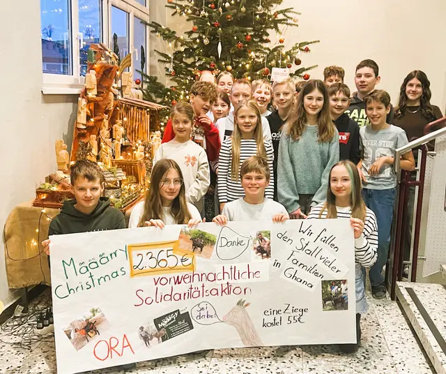 Die Kinder freuten sich, anderen zu helfen.