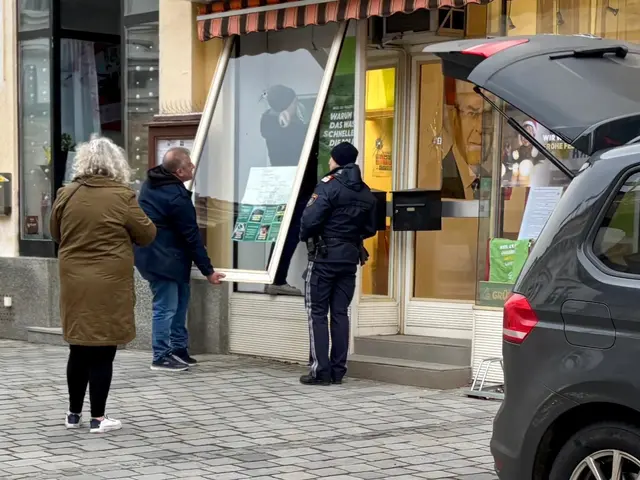 Blick auf das Grüne Büro in Hollabrunn, das Ziel eines Anschlags wurde. | Foto: Doku NÖ