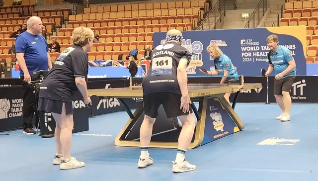 Mixed Spiel Claudia und Kurt - Claudia Hellinger und Kurt Reisinger in einem ihrer Mixed-Doppel-Matches | Foto: PTTA