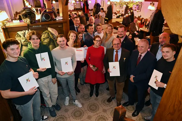 Weihnachtsfeier der Feuerwehr Baden-Stadt. | Foto: 2025psb/sap