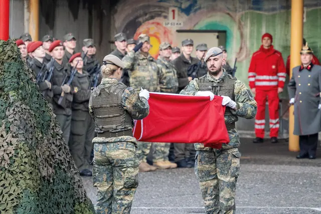 Feierliche Angelobung der Rekruten in Radenthein | Foto: LPD Kärnten/Steinacher