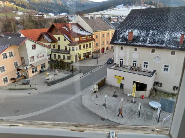 Blick vom Kloster zum Marktplatz