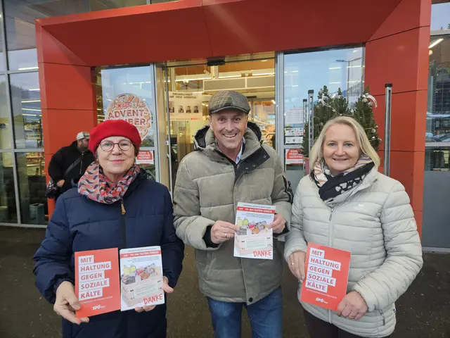 Anna Grafoner, Walter Zimmermann (Vize-Bürgermeister Kitzbühel), LA Claudia Hagsteiner (v. li.). | Foto: SPÖ Bezirk Kitzbühel