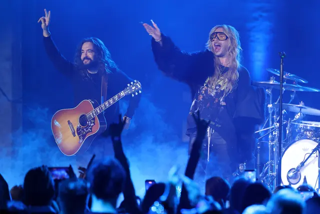 Bill (l.) und Tom Kaulitz von Tokio Hotel. | Foto: APA-Images / dpa / Friso Gentsch