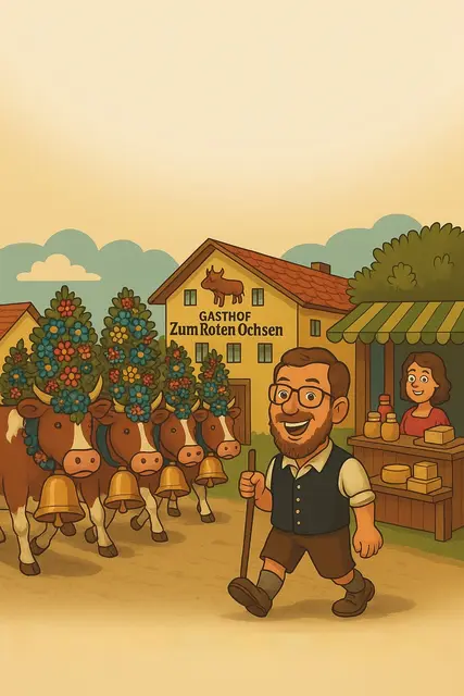 Die Heimatbühne Kössen lädt ab 9. Jänner zum "Narrnbacher Almabtrieb". | Foto: Heimatbühne Kössen (Grafik)