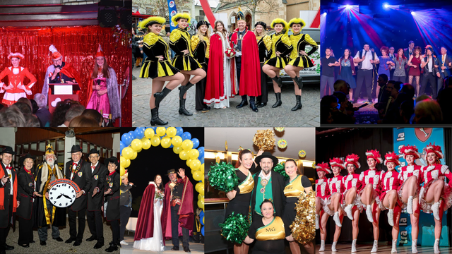 Die Faschingsgilden im Bezirk sind bereit für die kommenden Faschingssitzungen. Wann wo welche Sitzung stattfindet, haben wir für Sie auf einen Blick. Und eins ist sicher: Kein Auge bleibt trocken. | Foto: MeinBezirk/Faschingsgilden/Foto Knaus