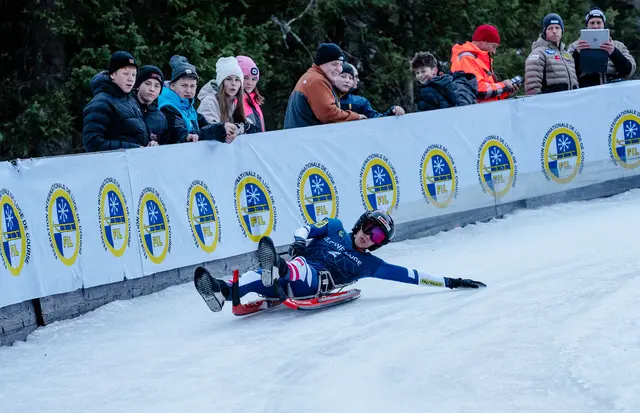 Paolo Auer vom Team Grantau bestreitet den Junioren-Weltcup im Alpinrodeln auf der Winterleiten. | Foto: ÖRV/Ulrich Wilhelm