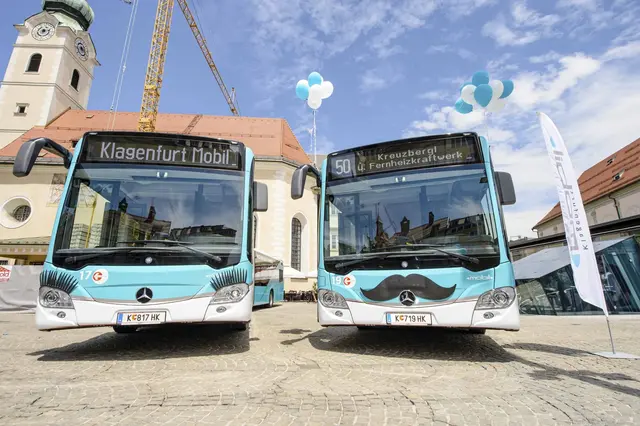 Durch das Bundesjugendsingen kann es in der Innenstadt zu Verzögerungen im Busverkehr kommen. | Foto: Stadtwerke Klagenfurt