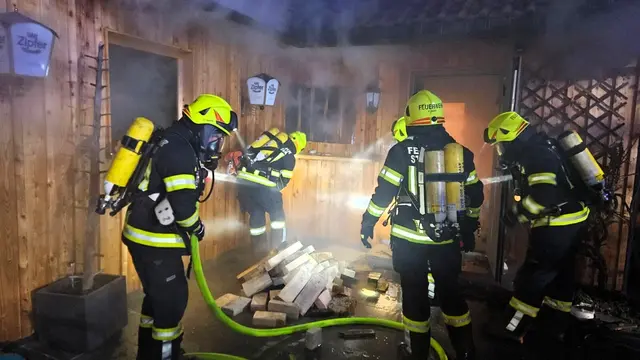 Brandeinsatz am 23. Dezember in Bad Goisern. | Foto: FF St. Agatha