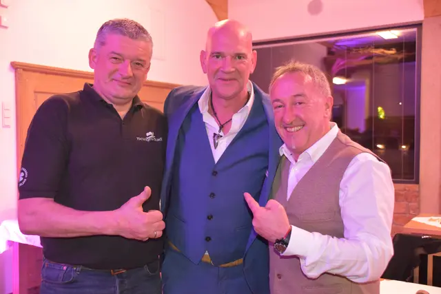 Kabarettabend im Heurigenstadl Ehrenhöfer: Gerald Ehrenhöfer, Udo Wenders, Alois Gerngross | Foto: Michael Strini