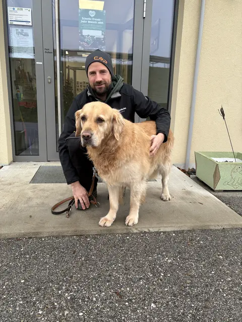 Florian Schlagholz mit Schützling Balu | Foto: MeinBezirk/Katharina Weber