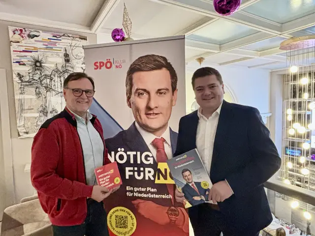 Werner Stöberl, Kremser Bezirksgeschäftsführer der SPÖ und Christian Schuh, Bezirksparteivorsitzender der SPÖ Bezirk Krems | Foto: Göls