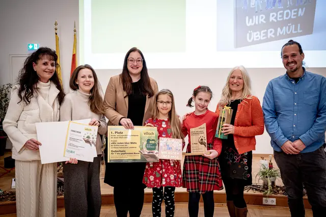 Die 2a-Klasse der Volksschule Landskron gewann den 1.Platz.  | Foto: Karin Wernig