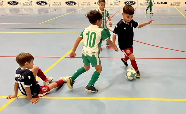 Die kleinsten Kicker treffen sich zum Ballestern in Niederwaldkirchen.  | Foto: Danube Indoor Cup