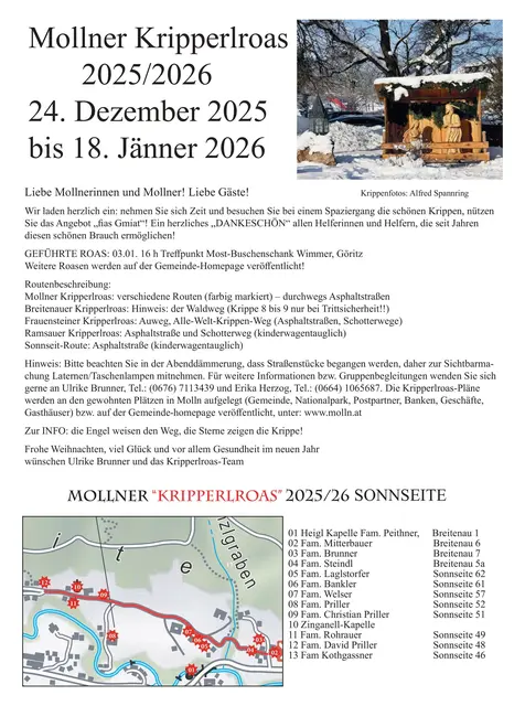 Kripperlroas in Molln | Foto: Felix© Apotheke Molln