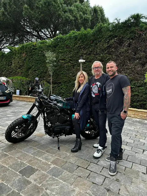 Carmen und Robert Geiss mit Philip Prisching  | Foto: Philip Prisching