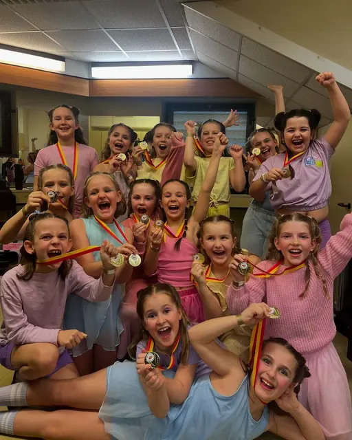 Die "Little Step Up's" feierten ihren Landesmeistertitel. | Foto: dance2gether