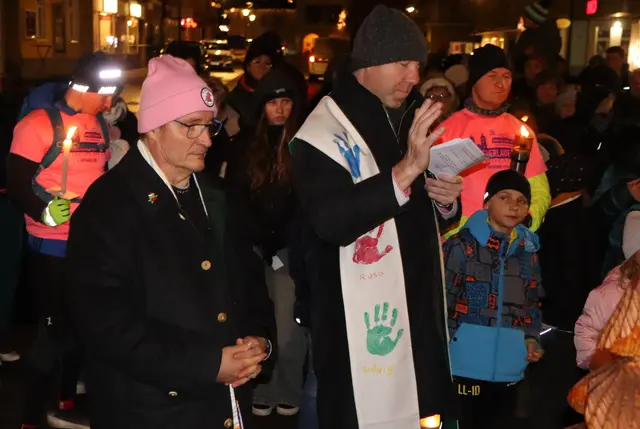 Der Segen für die Anwesenden und alle Menschen in Stainz | Foto: Gerhard Langmann