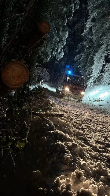 Tief winterliche Verhältnisse machte den Feuerwehren des Bezirks zu schaffen. | Foto: BFV Voitsberg