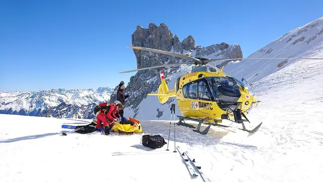 Schwere Unfälle auf Tirols Skipisten. Die Notarzthubschrauber sind im Dauereinsatz. (Symbolfoto) | Foto: ÖAMTC