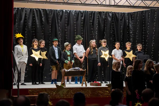 Mit großem Engagement und spürbarer Freude am Spiel wurde das Musical „Nicht jeder Stern ist auch ein Star“ in der Volksschule Jagerberg aufgeführt. | Foto: Klaus Zitek