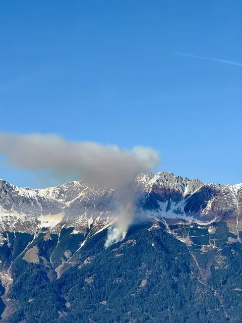 Waldbrand auf der Nordkette | Foto: zeitungsfoto.at