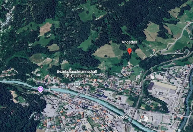 Stundenlanger Sucheinsatz in Landeck. | Foto: googleearth/MeinBezirk