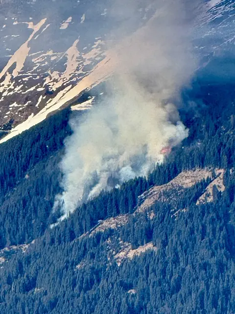 Waldbrand auf der Nordkette | Foto: zeitungsfoto.at