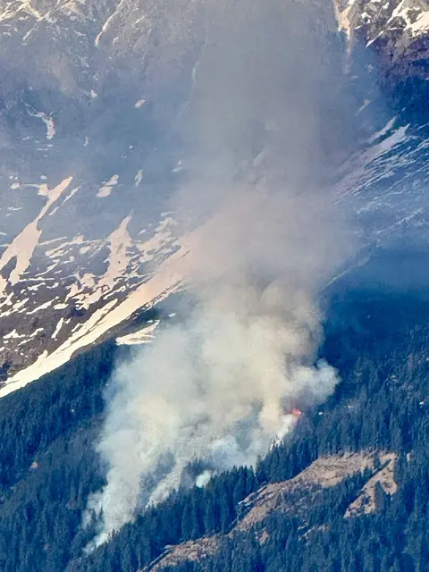Waldbrand auf der Nordkette | Foto: zeitungsfoto.at