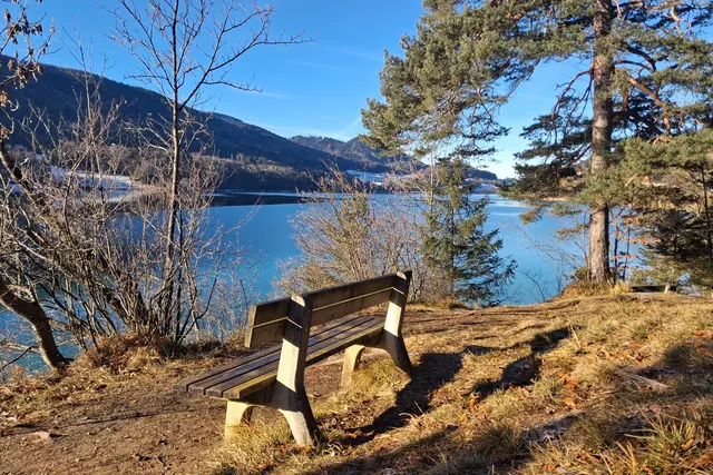 Hinsetzen, durchatmen,
 und die Sonne die Landschaft in vollen Zügen genießen.