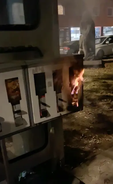 Kaugummiautomat in Kufstein in Brand gesteckt. | Foto: zoom.tirol