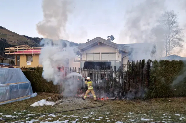 Gartenbrand in Westendorf. | Foto: zoom.tirol